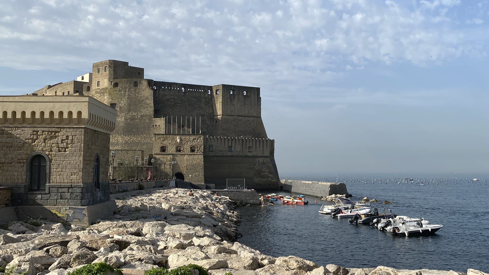 Picture of Castel dell'Ovo in Naples, Italy