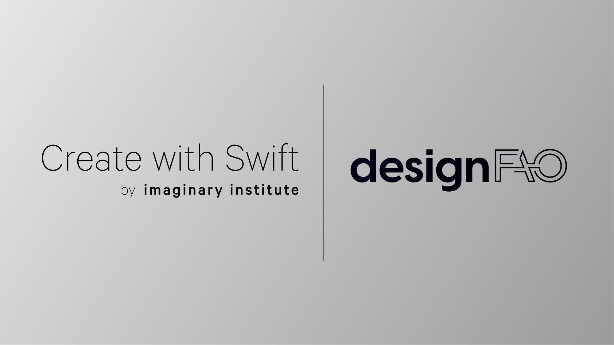 Create with Swift at DesignFAO