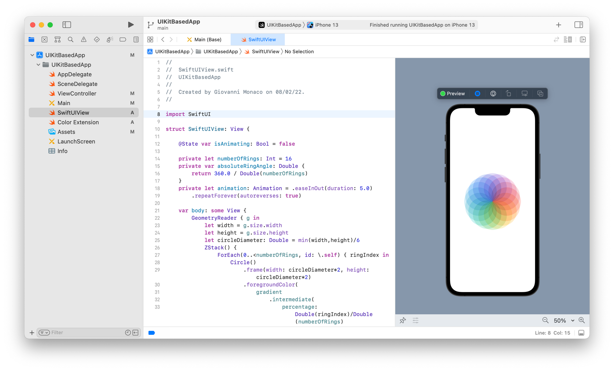 Using A SwiftUI View In A UIKit App