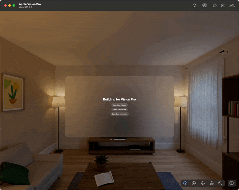 Building a 3D experience in visionOS: Immersive Spaces