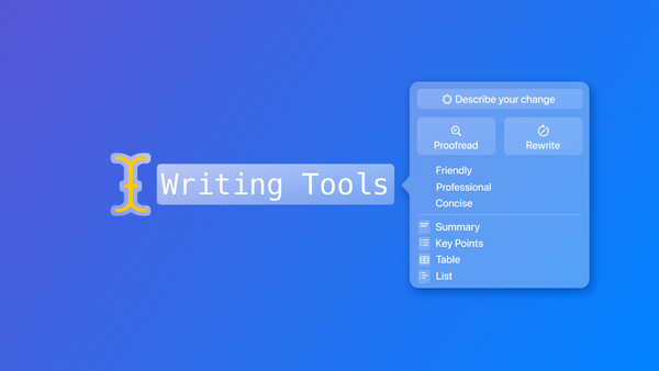 Supporting Writing Tools on your app